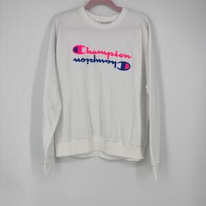 Champion Crew Sweater Womens Size Large